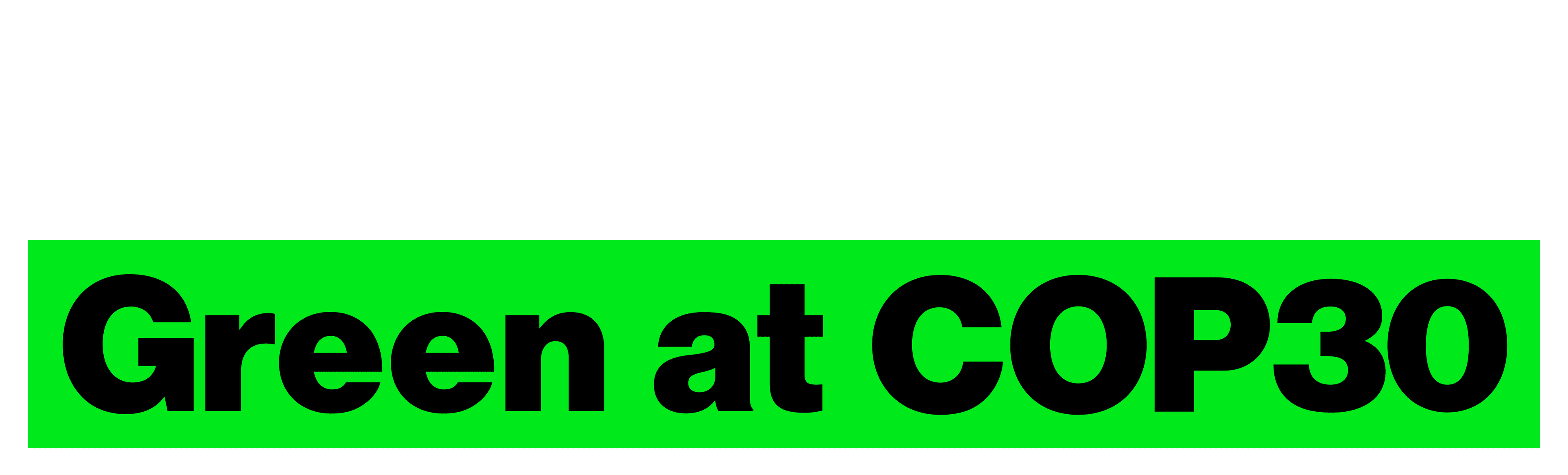 Bloomberg Green at COP30 logo